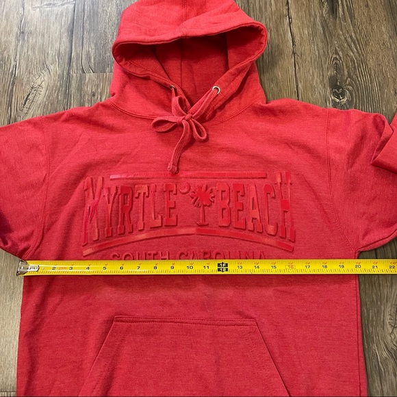 Isaac's Designs ‘Myrtle Beach South Carolina’ Graphic Hoodie Men Size M (EUC) - Picture 7 of 12